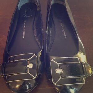 Franco Sarto Flats- Jackson- size 10 - black